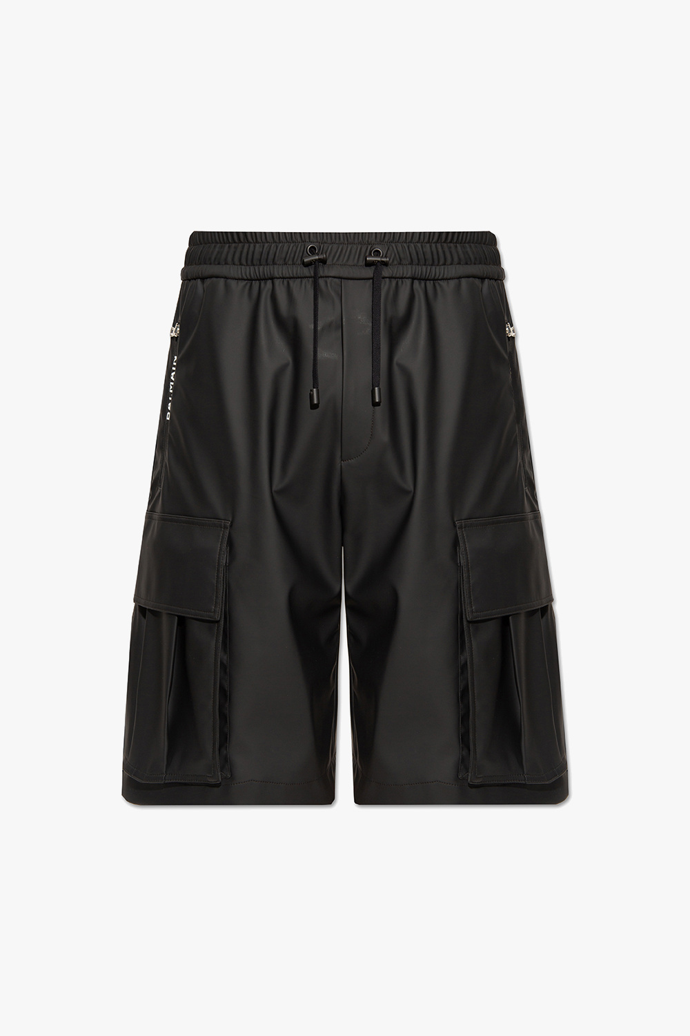 Balmain B Court monogram jacquard sneakers Black | Men's